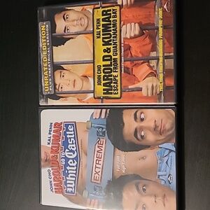 Harold & Kumar go to White Castle/ Harold & Kumar Escape from Guantanamo Bay.
